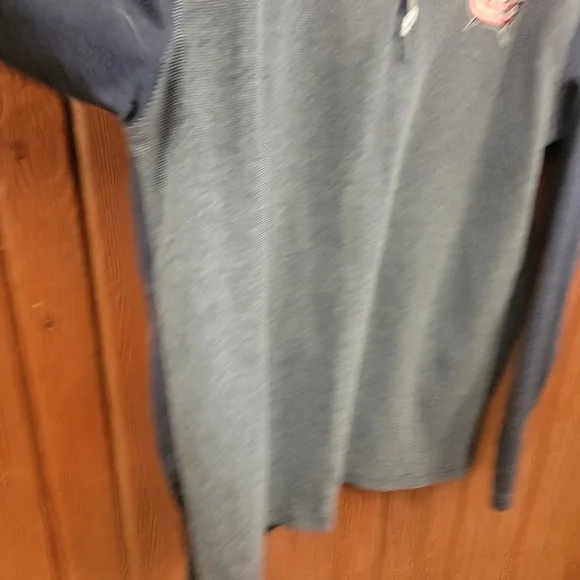 Reebok Columbus Blue Jackets NHL Quarter Zip Pullover Long Sleeve Blue Sz Medium - Picture 4 of 9
